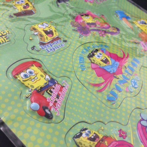 15 Packages Spongebob Squarepants Nickelodeon Raised 3D Sticker Sheets NEW 200+ - Picture 7 of 10